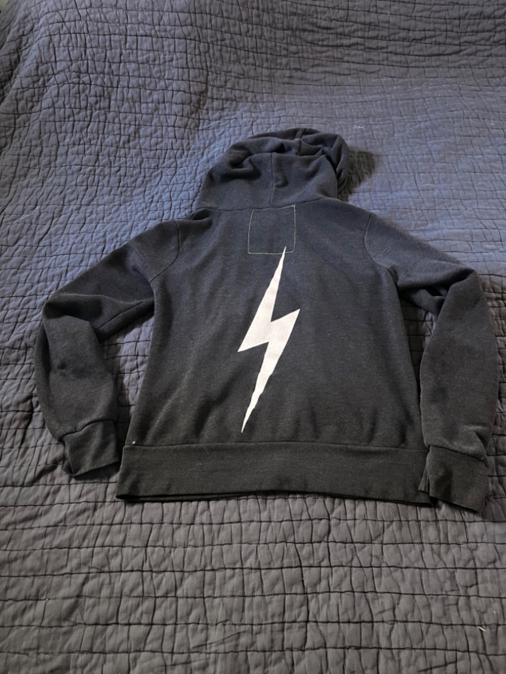 Aviator Nation Lightning bolt hoodie Sz Unisex Small - Picture 2 of 5